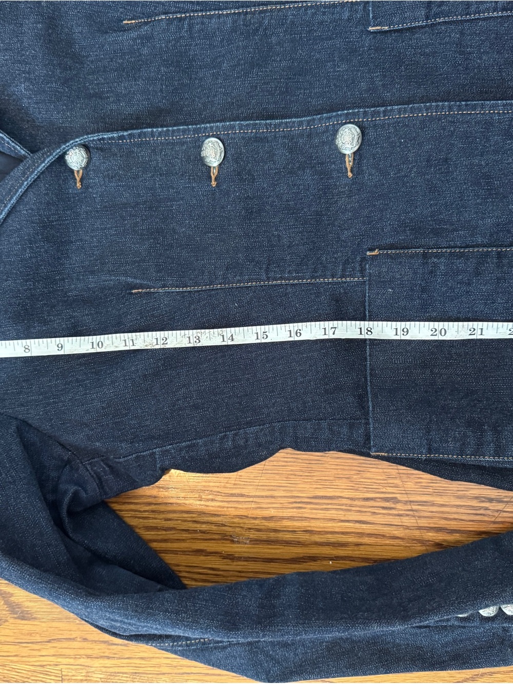 Ralph Lauren Dark Blue Denim Blazer Jacket - Picture 7 of 7